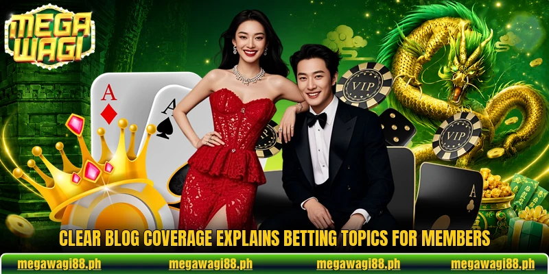 Clear blog coverage explains betting topics for members Clear blog coverage explains betting topics for members