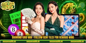 Diamond Grid Win - Follow Gem Tiles For Reward Wins