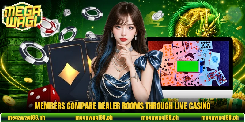 Members compare dealer rooms through live casino Members compare dealer rooms through live casino