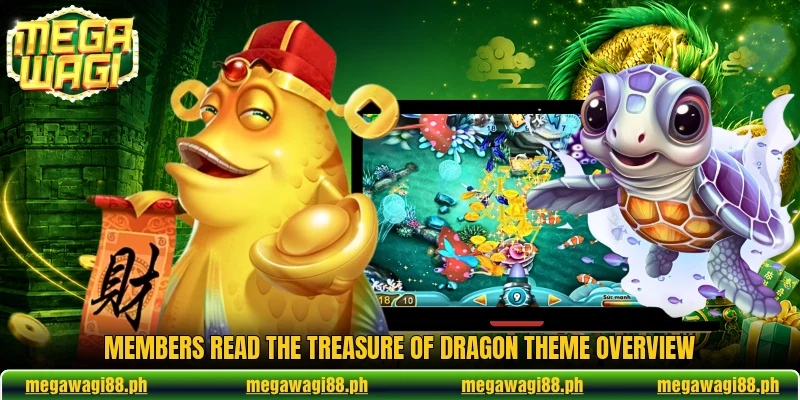Members read the Treasure of Dragon theme overview