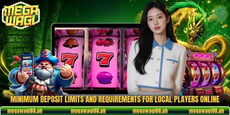 Minimum deposit limits and requirements for local players online