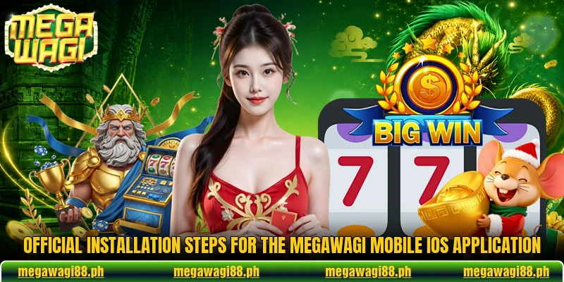 Official installation steps for the MEGAWAGI mobile iOS application