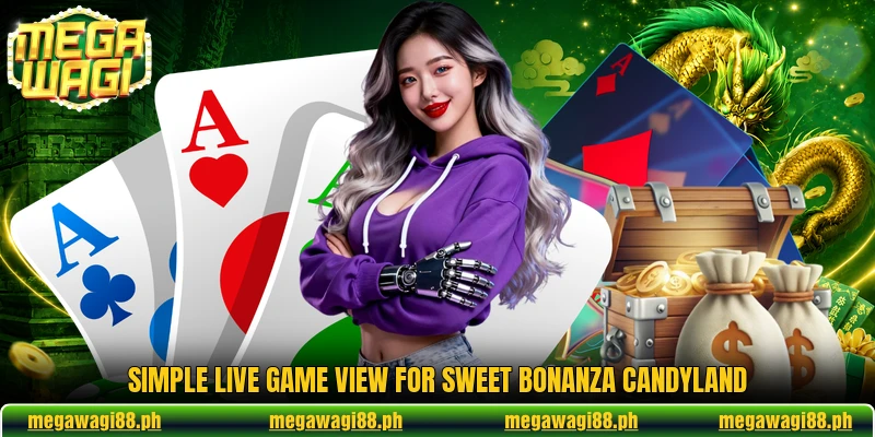 Simple live game view for Sweet Bonanza CandyLand Simple live game view for Sweet Bonanza CandyLand