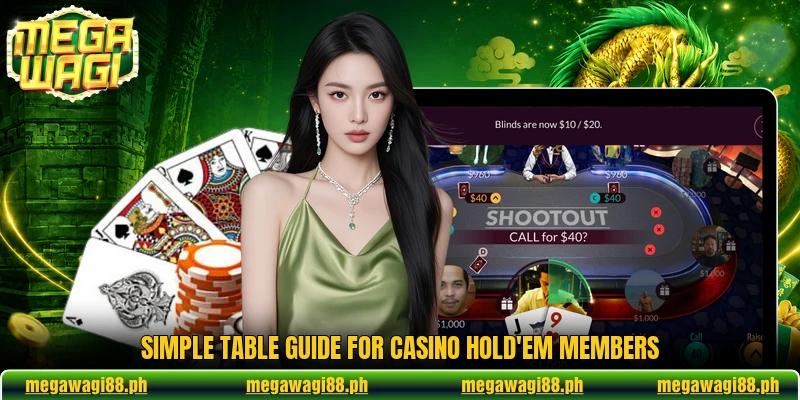 Simple table guide for Casino Hold'em members