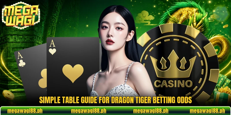 Simple table guide for dragon tiger betting odds