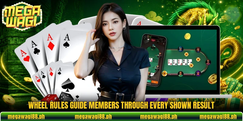 Wheel rules guide members through every shown result Wheel rules guide members through every shown result